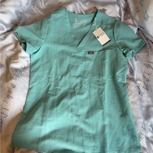 FIGS Women's Seaglass Catarina Scrub Top XS